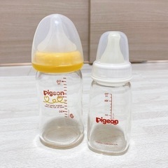 1本100円も◎ すぐに使える 哺乳瓶  2点セット スリム 母乳実感