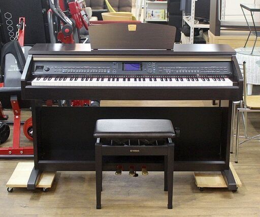 (Y)北大前! 札幌 引取 YAMAHA/ヤマハ Clavinova/クラビノーバ 電子ピアノ 88鍵盤 CVP-501 2011年製 椅子付 ガイド機能