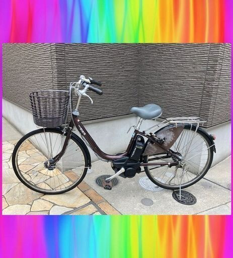 特価　ヤマハ　パス　新基準　電動自転車　電動アシスト自転車　中古　ブラウン　6171