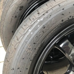 軽用ホイールとタイヤ　14インチ バリ山