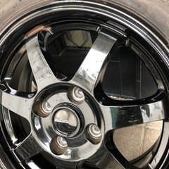 軽用ホイールとタイヤ　14インチ バリ山