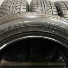 firestone FIREHAWK WIDE OVAL 225/55R17 17インチ 夏タイヤ 4本 2018年製 バリ溝 10系アルファード シーマ等　(MTF214)クレジットカード QRコード決済可能