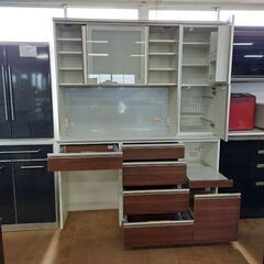 綾野製作所　ＳＳシリーズ　パントリー付２枚スライド扉キッチンボード　【愛品倶楽部柏店】