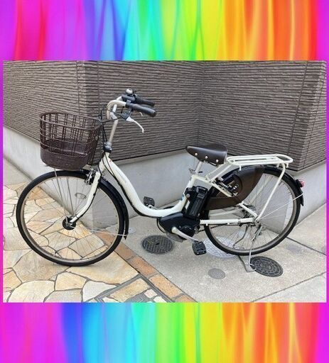 バッテリーほぼ新品！8.7Ahヤマハ　パスナチュラ　26インチ　 電動自転車　電動アシスト自転車 　中古　6178
