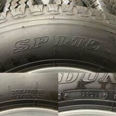 新車外し 未走行【DL SPLT5 205/85R16 117/115L LT】トラックタイヤ 6 