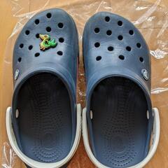 CROCS　サンダル　紺色