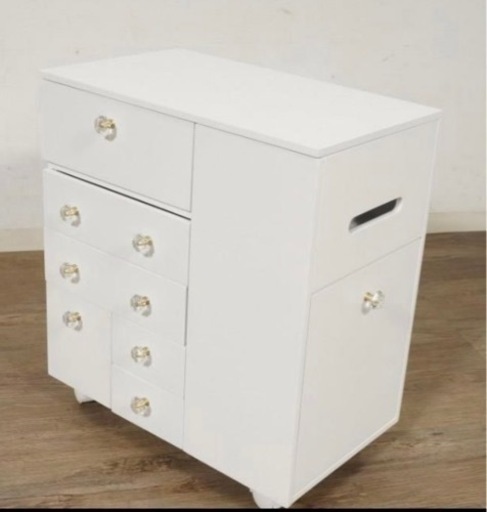 アウトレット　コスメワゴン　ボックス　小物収納　ドレッサー ドレッサー おしゃれ ドレッサーワゴン 安い 収納 メイク