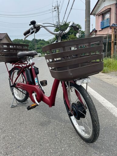 中古電動アシスト自転車 ブリヂストン フロンティア ラクット エンジ色