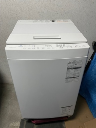 高年式2019年製　8kg AW-8D8(W)東芝洗濯機TOSHIBA の画像