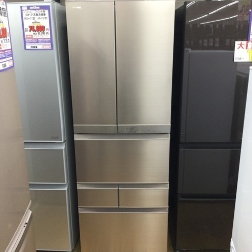 #F-72【ご来店頂ける方限定】TOSHIBAの6ドア冷凍冷蔵庫です