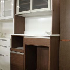 ニトリ/NITORI キッチンボード モイス ソフトクローズ 食器棚 リガーレ