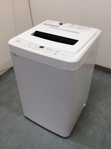 (7/16受渡済)JT4666【maxzen/マクスゼン 6.0㎏洗濯機】美品 2019年製 JW-60WP01 家電 洗濯 簡易乾燥付
