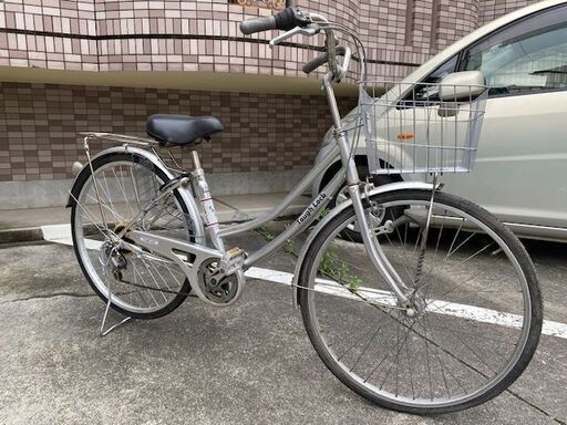 メンテナンス済み】☆ 26インチ 6速 シティサイクル Tough Lock オート ...