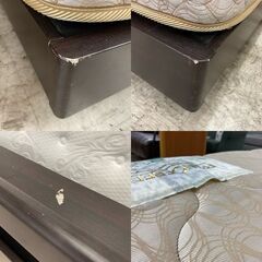 【愛品館 江戸川店】フランスベッド ワイドダブルベッド ID:153-018112-007