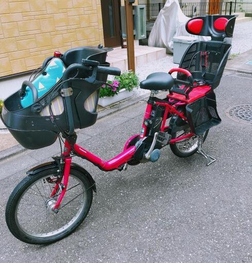 ❴商談中！！❵電動アシスト自転車　パナソニックギュット　メタリックレッド　バッテリー8ah  充電器付