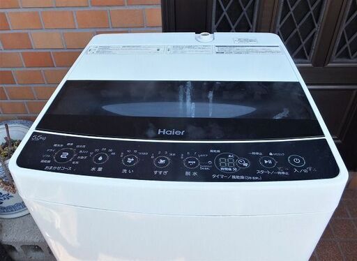 ハイアール全自動洗濯機JW-C55D　5.5kg　2020年製使用期間1年　長期保証残り4年