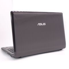 中古良品 Wi-Fi有 15インチ 茶色 ノートパソコン ASUS K52N AMD 4GB 