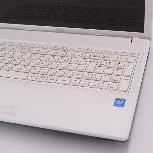 中古美品 Wi-Fi有 15インチ ノートパソコン NEC PC-LE150N1W Celeron 4GB 500G DVDマルチ 無線 webカメラ Windows10 Office済