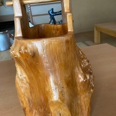 木製の花器