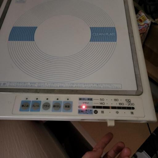 動作確認済み】IH コンロ 電磁調理器 電気調理器 10が月で処分 コンロ