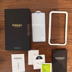 NIMASO 全面保護 ガラスフィルム iPhone11Pro ...