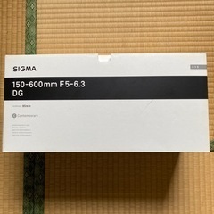 SIGMA 150-600mm F5-6.3DG Canon 美品