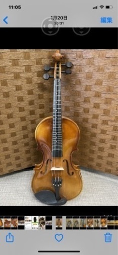 バイオリン① DEVISER ディバイザー 4/4 ハードケース付き 弓2本 
