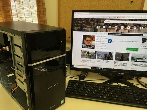 2日間限定値下げ　中古ゲーミングＰＣ  i5-6400 Win10Pro SSD120G(新品)   メモリ４G　HD１G　グラボ２G