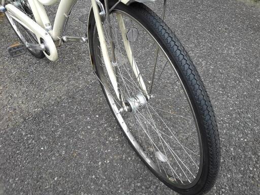 中古自転車2080前後タイヤ新品！ ブリヂストン エブリッジL EBL
