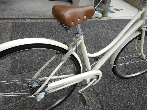 自転車 中古自転車2080前後タイヤ新品！ ブリヂストン エブリッジL 