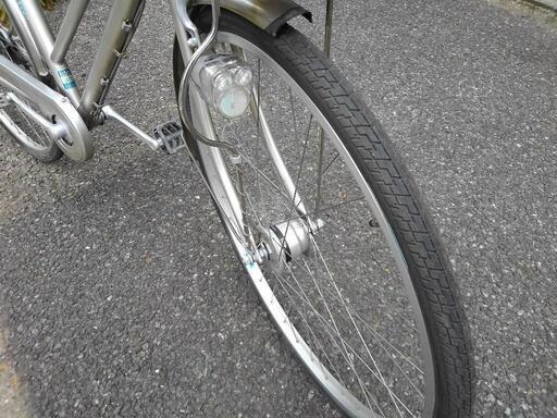 兵庫県尼崎市発送不可　プロテクティア　27インチ　オートライト　内装３段　中古 自転車 安い シンプル 通勤 通学 27インチ 外装6段変速 LED