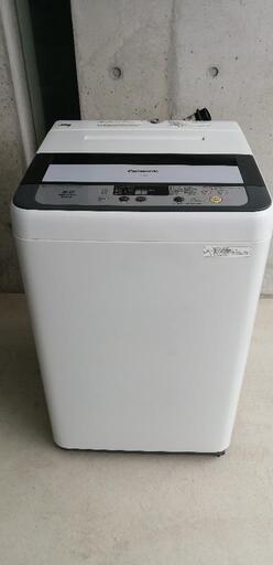 【美品】[配達無料]全自動洗濯機　5kg  Panasonic  NA-F50B7  動作品