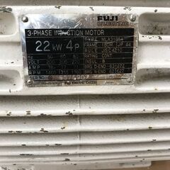 ✨フジ　三相モーター　MLA3185A　中古品✨うるま市田場✨ ✨フジ 三相モーター MLA3185A 中古品✨うるま市田場✨