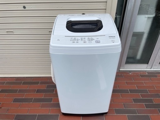 2021年製 美品 HITACHI 日立 全自動洗濯機 洗濯機 スリム\u0026コンパクト 5kg NW-50F