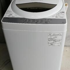 【美品】[配達無料]全自動洗濯機　5kg  東芝　AW-5G6 ...