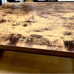 ローテーブル、テーブル、木目調