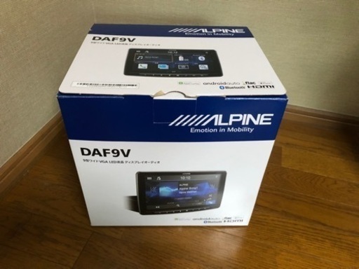 ALPINE DAF9V（バックカメラ•JB64ジムニー取付キット）セット