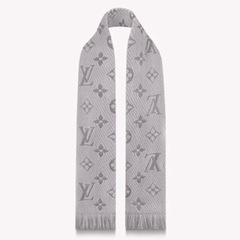 LOUIS VUITTON ルイヴィトン グレー マフラー