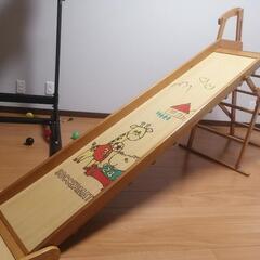 【ネット決済】滑り台 子供 遊具 木製 昭和 レトロ 大きい
