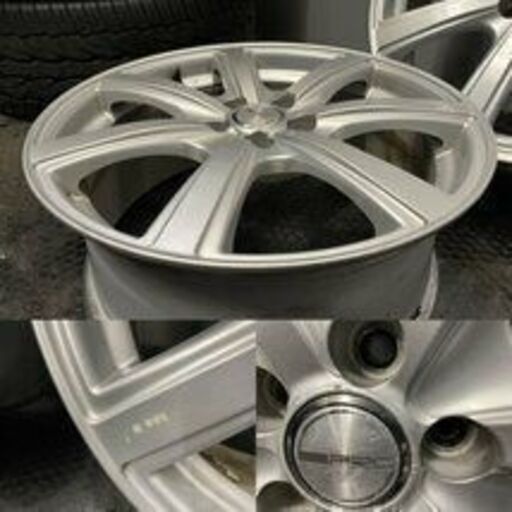 DUNLOP PRD 社外ホイール 17インチ 4本 7J5HPCD100+48 レガシィ