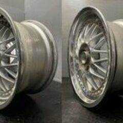 RIVERSIDE リバーサイド 社外ホイール 17インチ 4本 9J/8J4H/5HPCD114.3+40/+49 メッシュ　(VHJ266) クレジットカード QRコード決済可能