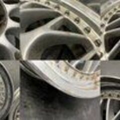 RIVERSIDE リバーサイド 社外ホイール 17インチ 4本 9J/8J4H/5HPCD114.3+40/+49 メッシュ　(VHJ266) クレジットカード QRコード決済可能