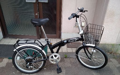 RIDGETOP[リッジトップ]20吋 折り畳み自転車 外装6段/ブラックx