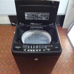 ID 308374 洗濯機 ハイセンス 5.5K 2021年製 HW-G55E7KK
