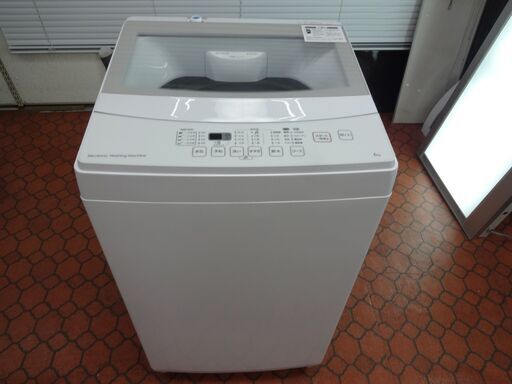 ID 021273　洗濯機　ニトリ　6K　２０１９年製　NTR60
