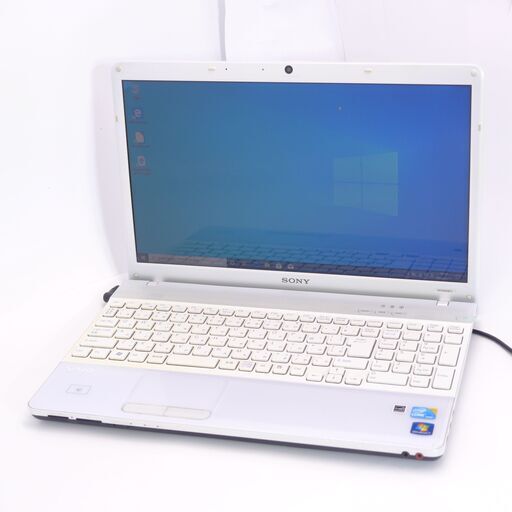 中古良品 Wi-Fi有 15インチ ノートパソコン SONY VPCEB48FJ Core i3 4GB 500G DVDRW 無線 Bluetooth カメラ Windows10 Office