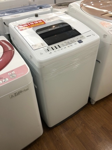 全自動洗濯機　HITACHI  NW-70E-W  2020年製
