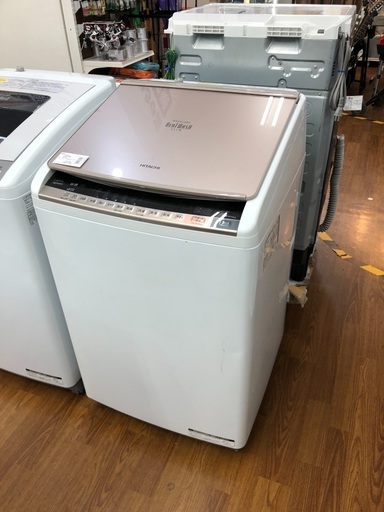 全自動洗濯機　HITACHI  BW-DV80A  2016年製