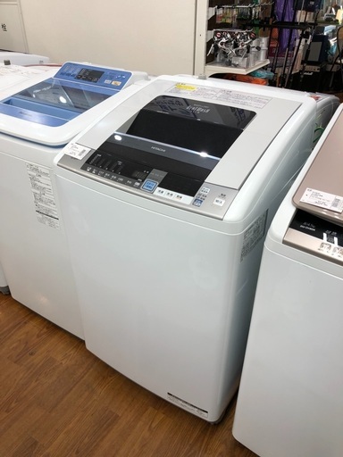 縦型洗濯乾燥機　HITACHI  BW-D8TV  2015年製