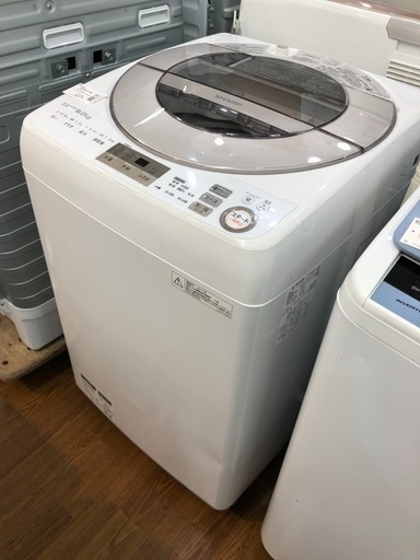 簡易乾燥機能付き洗濯機　SHARP  2017年製　ES-GV9A-N